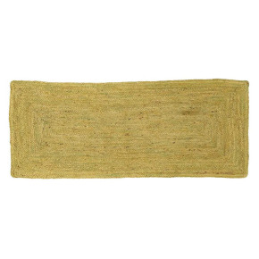 Tapis couloir en jute naturel vert 70x170cm