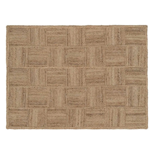 Tapis en jute naturel beige 200x290cm, Agua