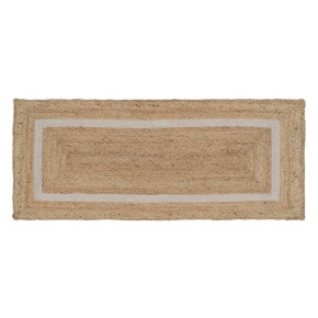 Tapis en jute naturel 70x170cm et coton, Malone