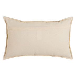 2 Coussins uni 50x30cm marbré beige, Ofice