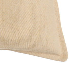 2 Coussins uni 50x30cm marbré beige, Ofice