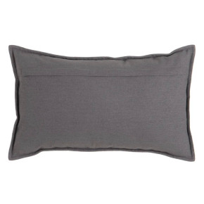 2 Coussins uni 50x30cm marbré anthracite, Ofice