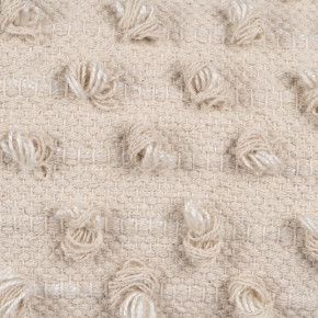 2 Coussins 30x60cm bouclette beige, Johan