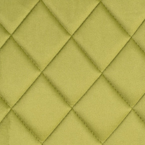 Chaise en velours vert damier métal noir, Cosy